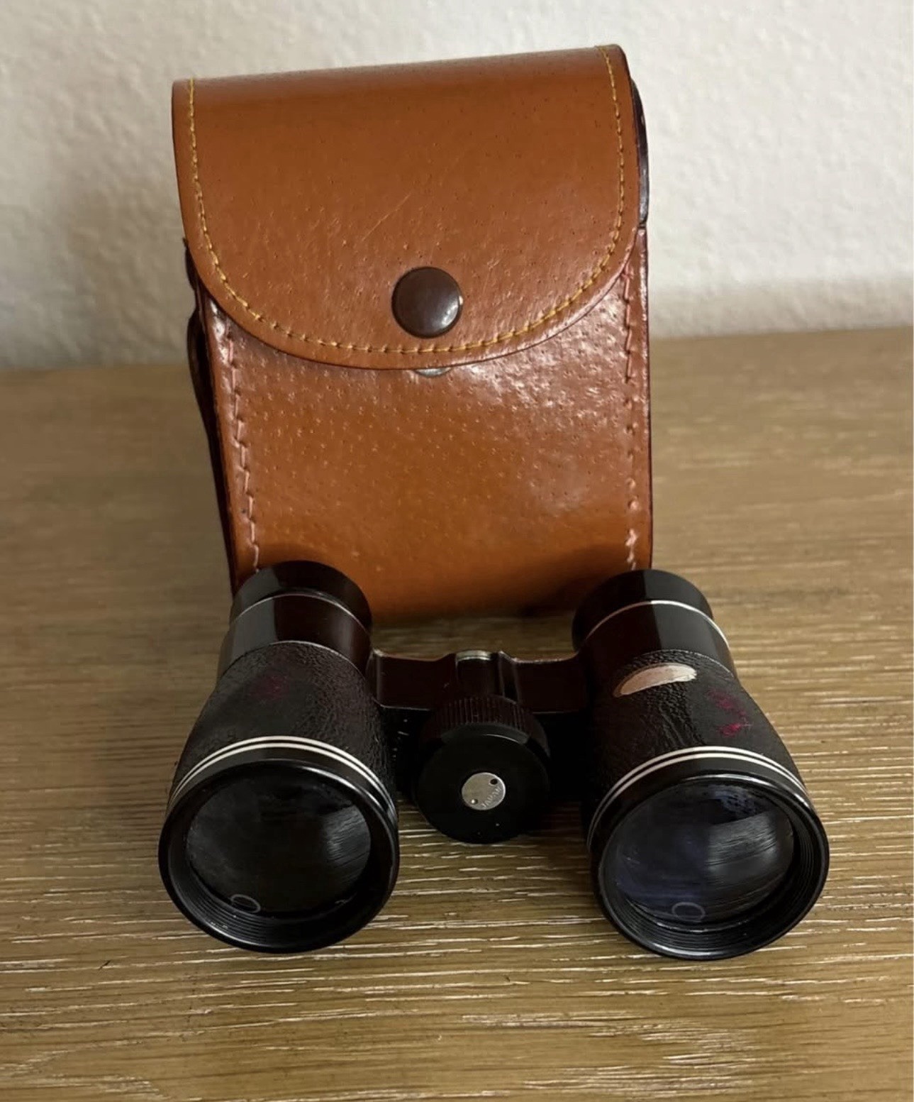 Belfont 5x30 Compact Galilean Binoculars Coated Lens Black Silver with Case