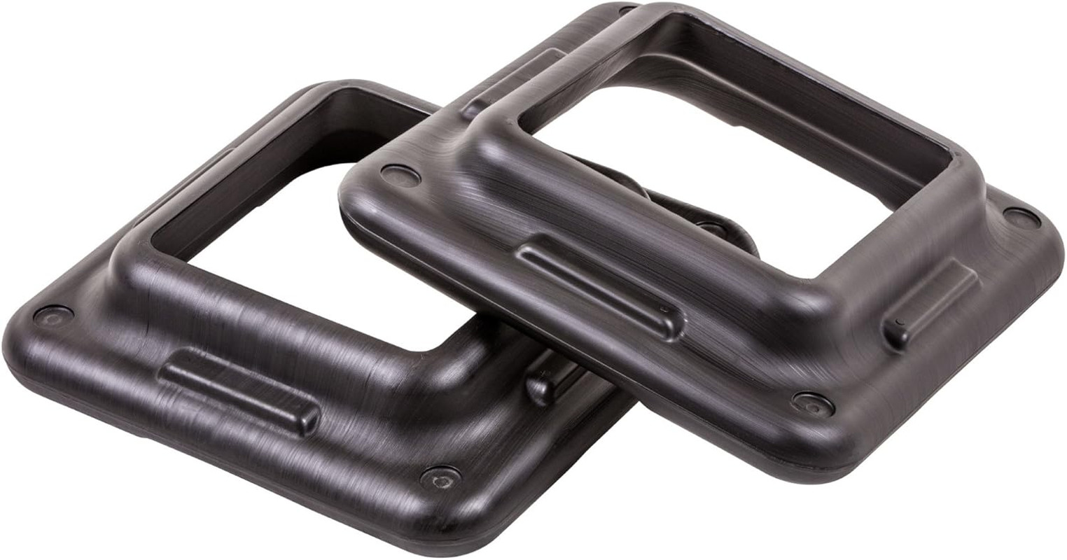 The Step (Made in the USA) Original Health Club Aerobic Step Risers in Black for