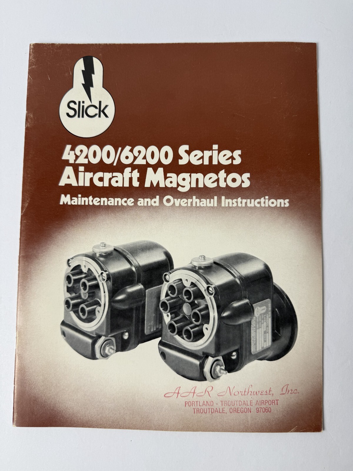 1979 Slick 4200/6200 Series Aircraft Magnetos Instructions Rockford IL Company