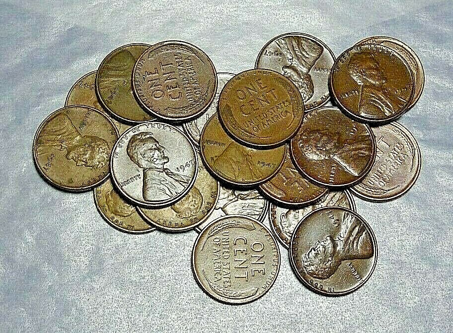1 (ONE) 1947-P LINCOLN CENTS "F" FINE OR (BETTER) LOW PRICE BUY-IT!!