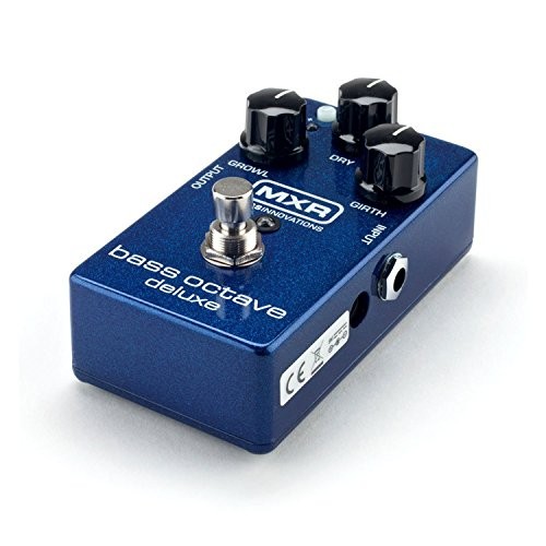 MXR M288 Bass Octave Deluxe Pedal with 9V Power Supply and a Pair of Patch