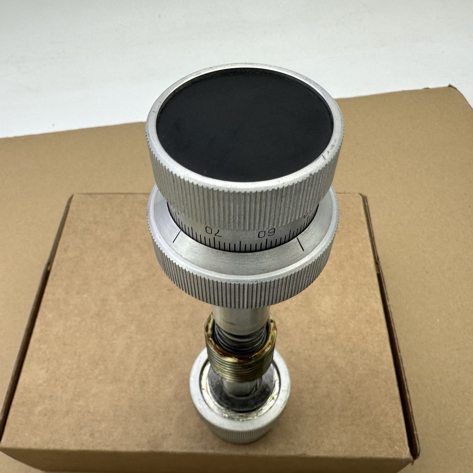 Bausch & Lomb Complete Height Adjustment Spindle + Knobs for Balplan Microscope