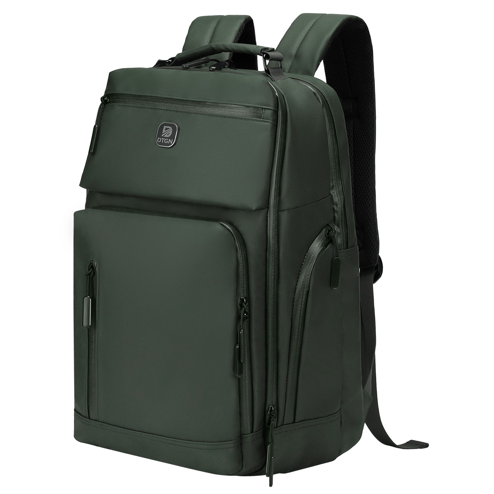 Large Capacity Water Resistant Laptop Backpack, 17 Inch for Business, Green