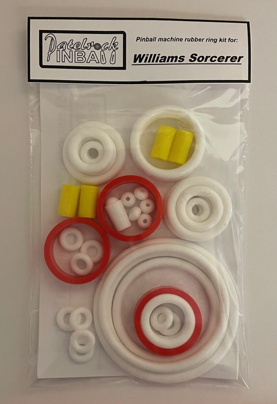 1985 Williams Sorcerer Pinball Machine Rubber Ring Kit ***Customize your kit***