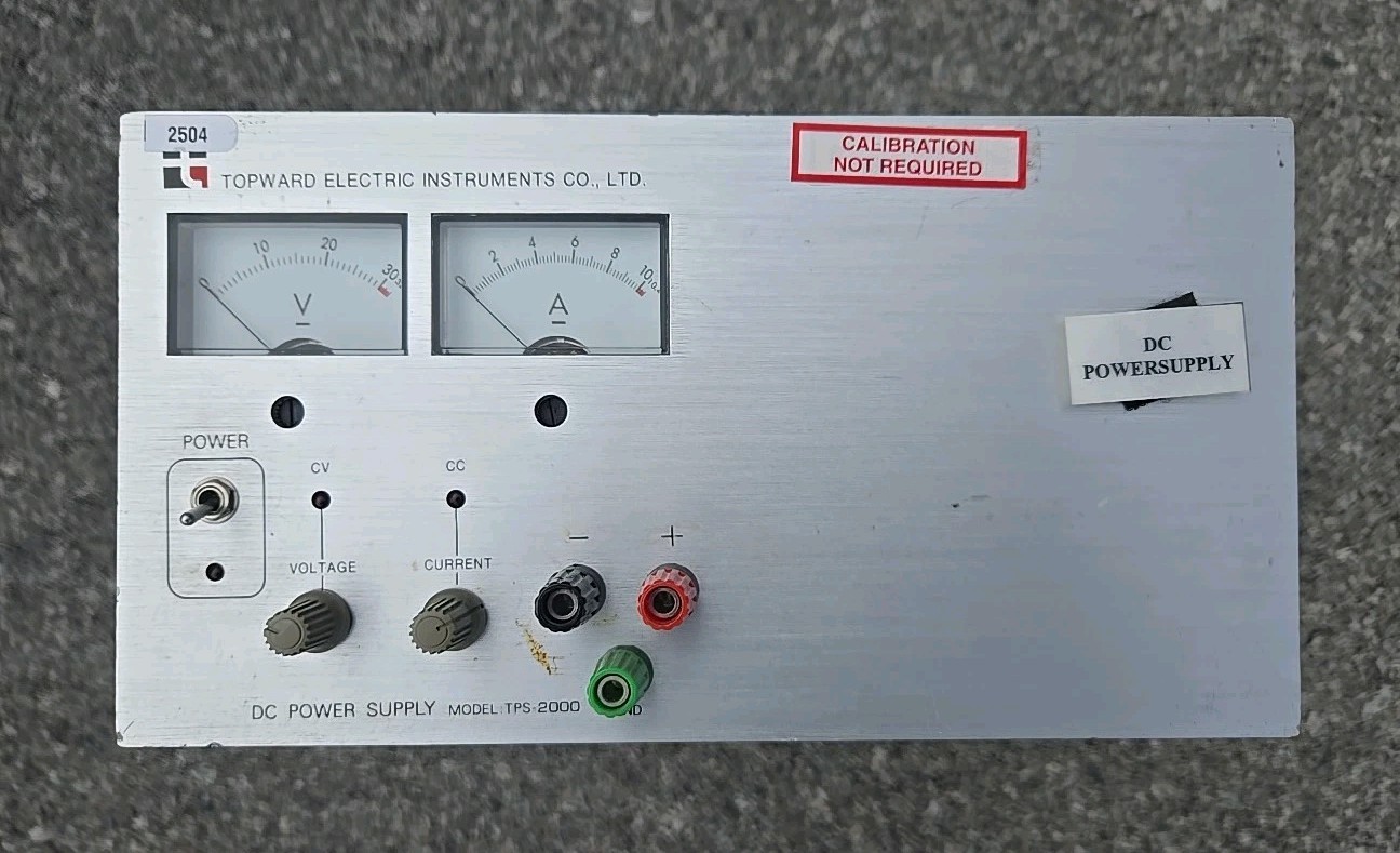 TOPWARD ELECTRIC INSTRUMENTS TPS-2000 ELECTRICAL DC POWER SUPPLY - Free Shipping