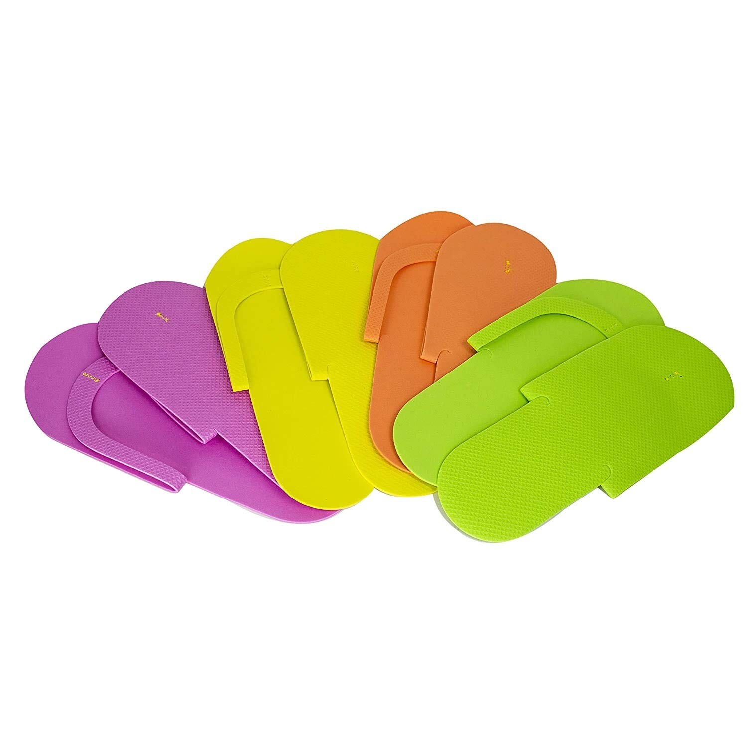 Jovana 69 Pair Multi Color Flip Flop Salon Disposable Foam Pedicure Slippers NEW