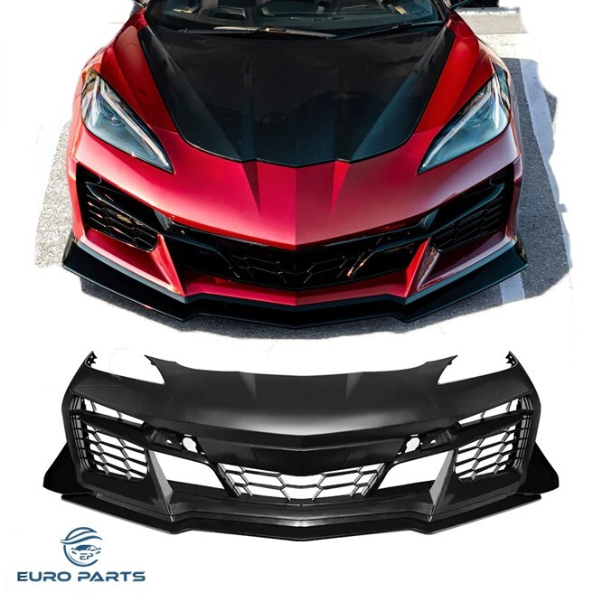 Fits 2020-2025 Chevy Corvette C8 Z06 Style Front Bumper kit Conversion