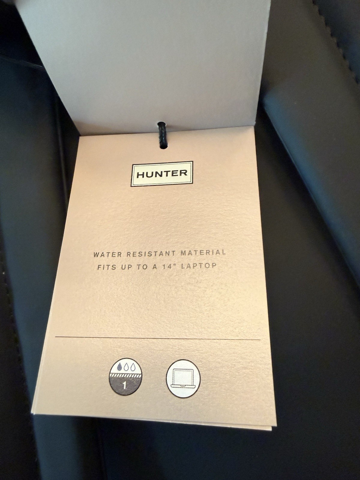 NEW Hunter Top Clip Backpack Black