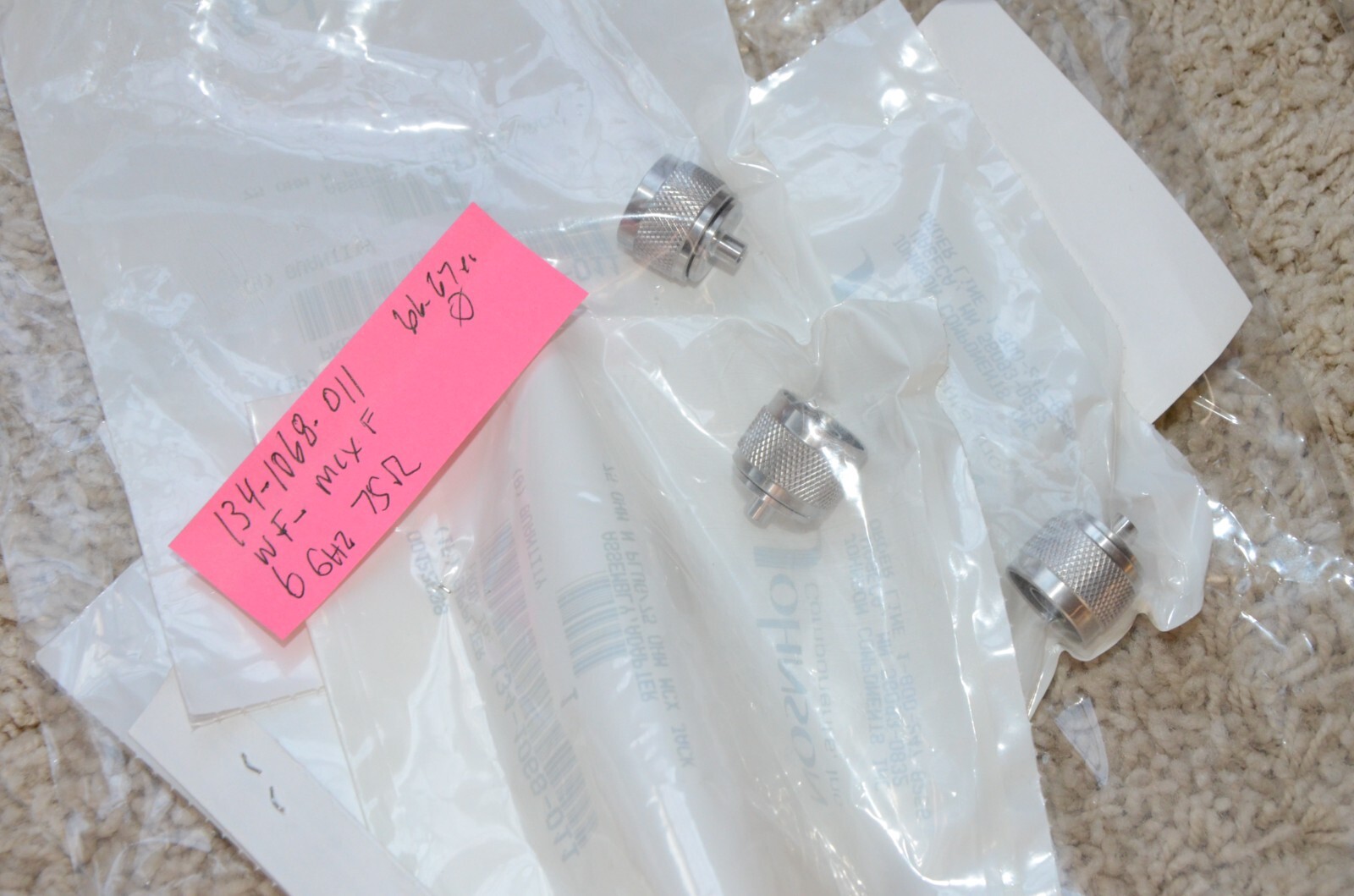 6 Ghz N Female to MCX Female 75 Ohm Adapter Cinch Emerson 134-1068-011