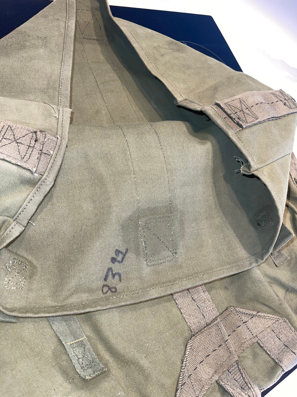 VIETNAM ERA 1971 Parachute Deployment Bag Pioneer Recovery Systems No.11-1-561