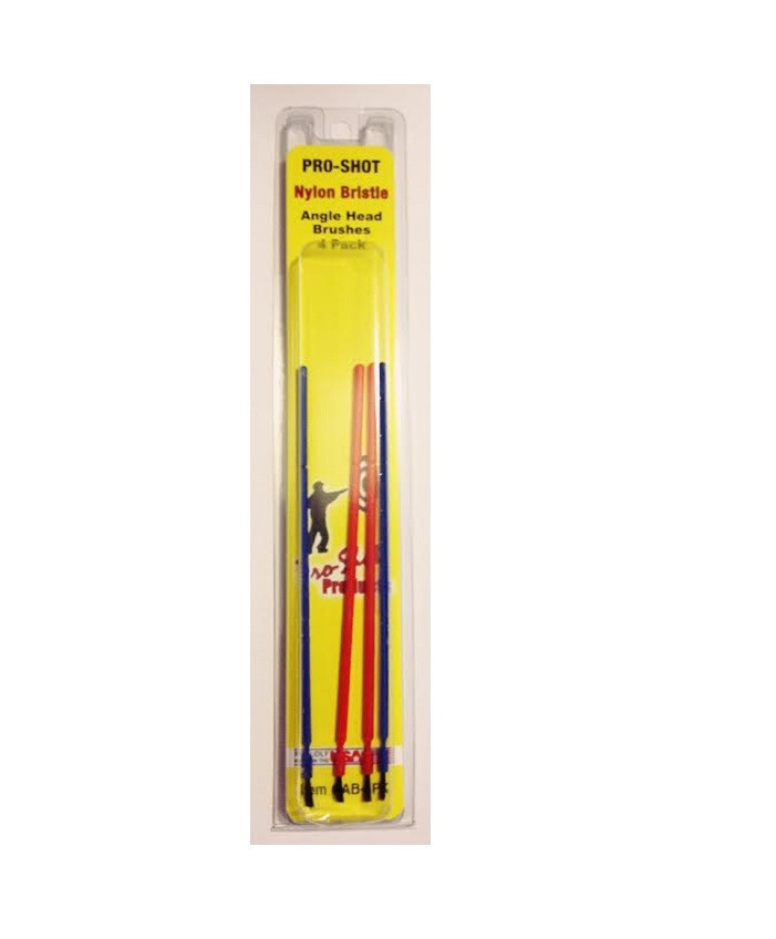 Pro-Shot  Angle Cleaning Brushes  Package of 4  AB-4PK  New!