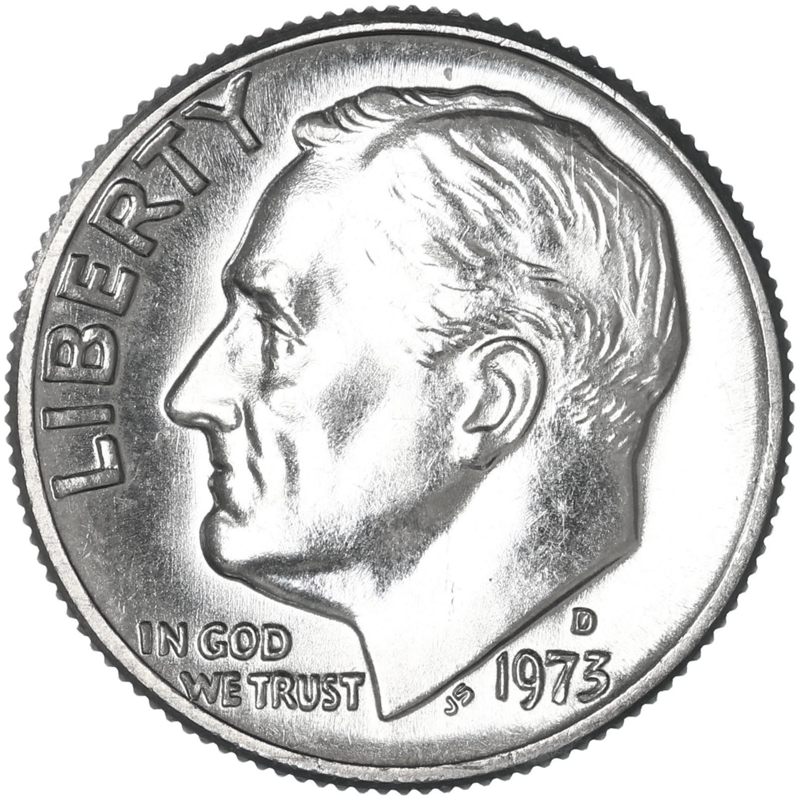 1973 D Roosevelt Dime Choice BU US Coin