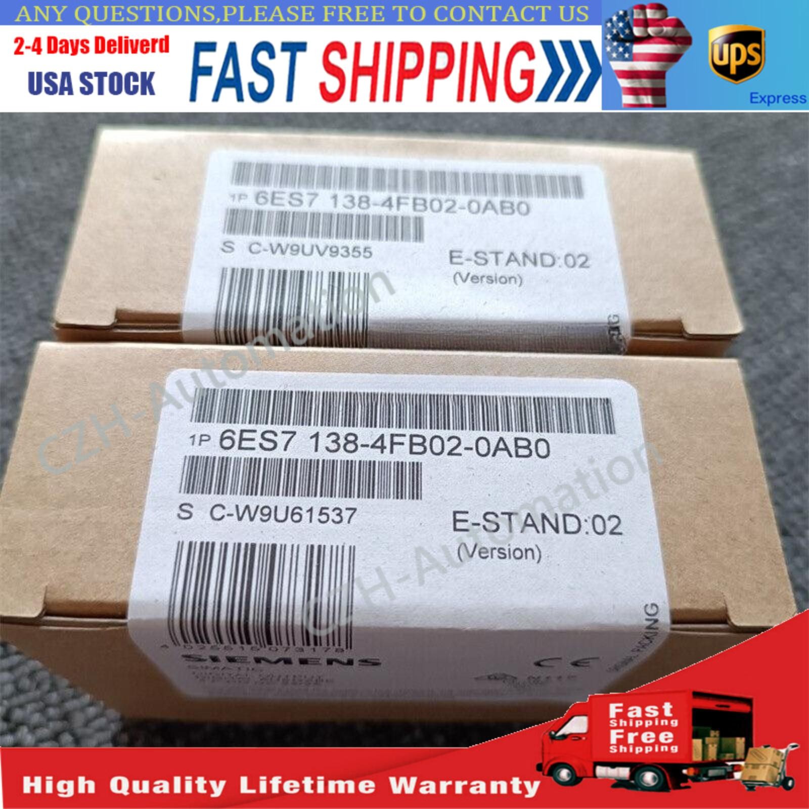 New Siemens 6ES7 138-4FB02-0AB0 6ES7138-4FB02-0AB0 US FREE TAX