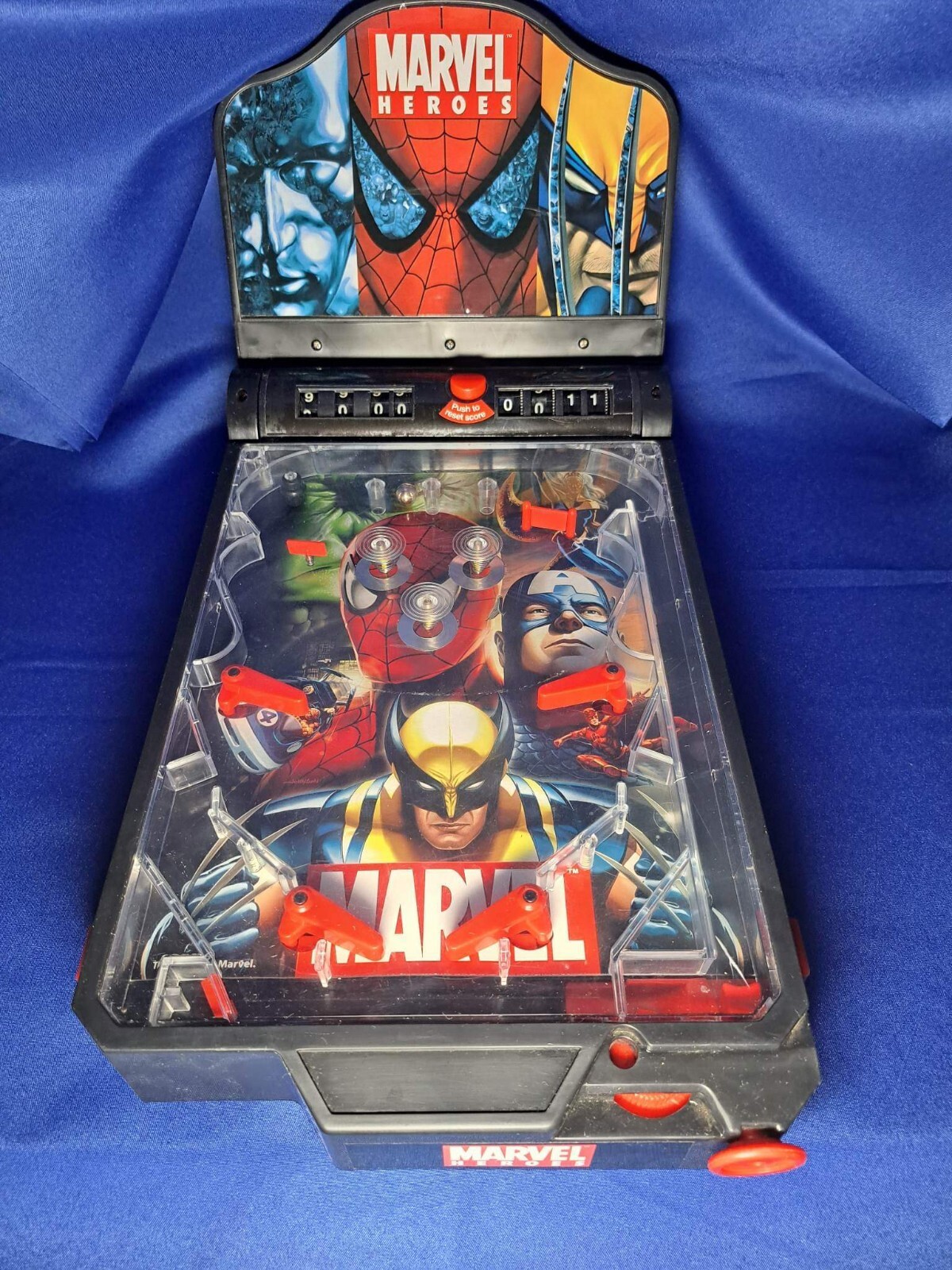 Marvel Heroes Spider-man Electronic Tabletop Pinball Game 2006