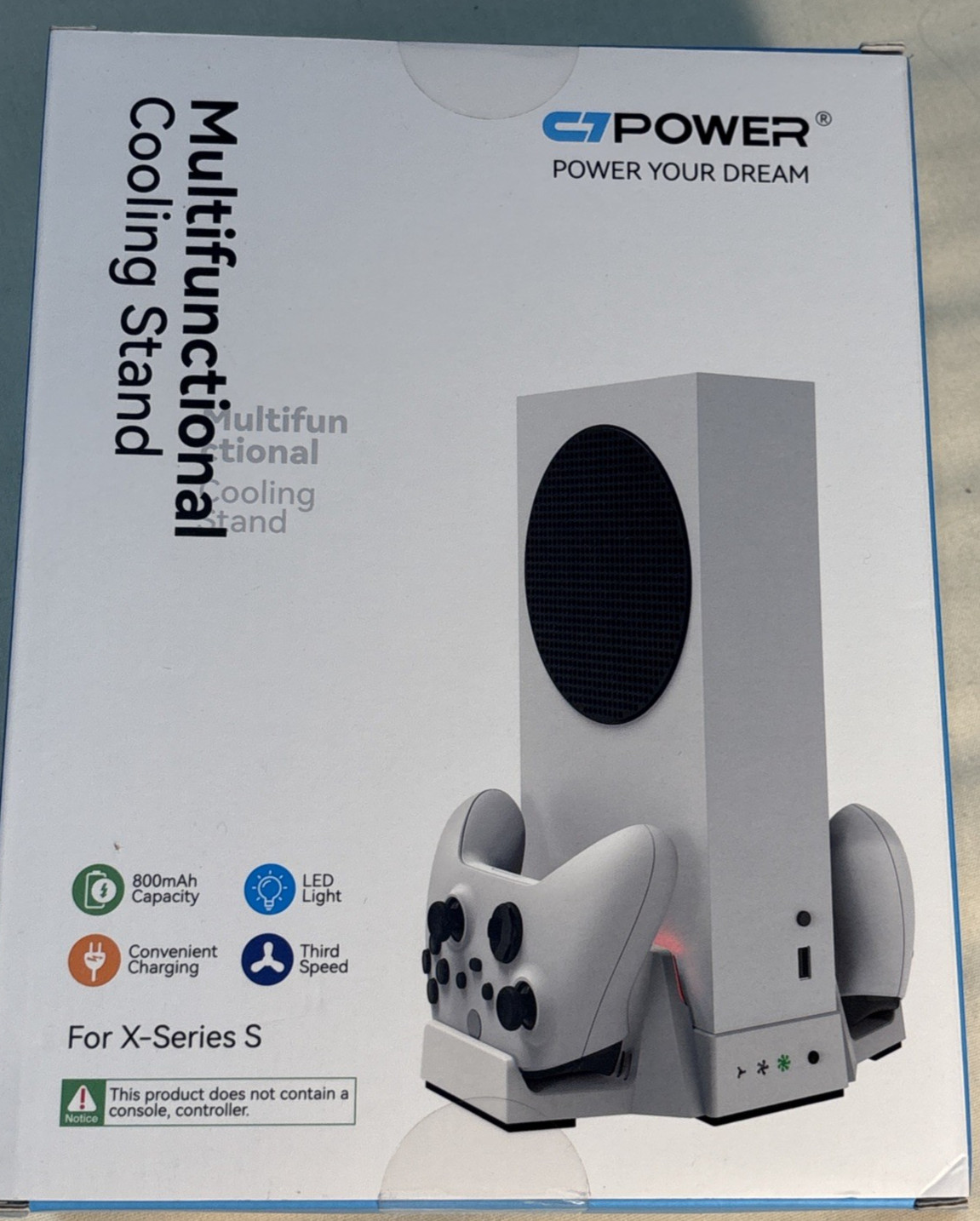 Cooling Fan Stand Charging Station Cooling Dock Charger for X-Series S - NEW