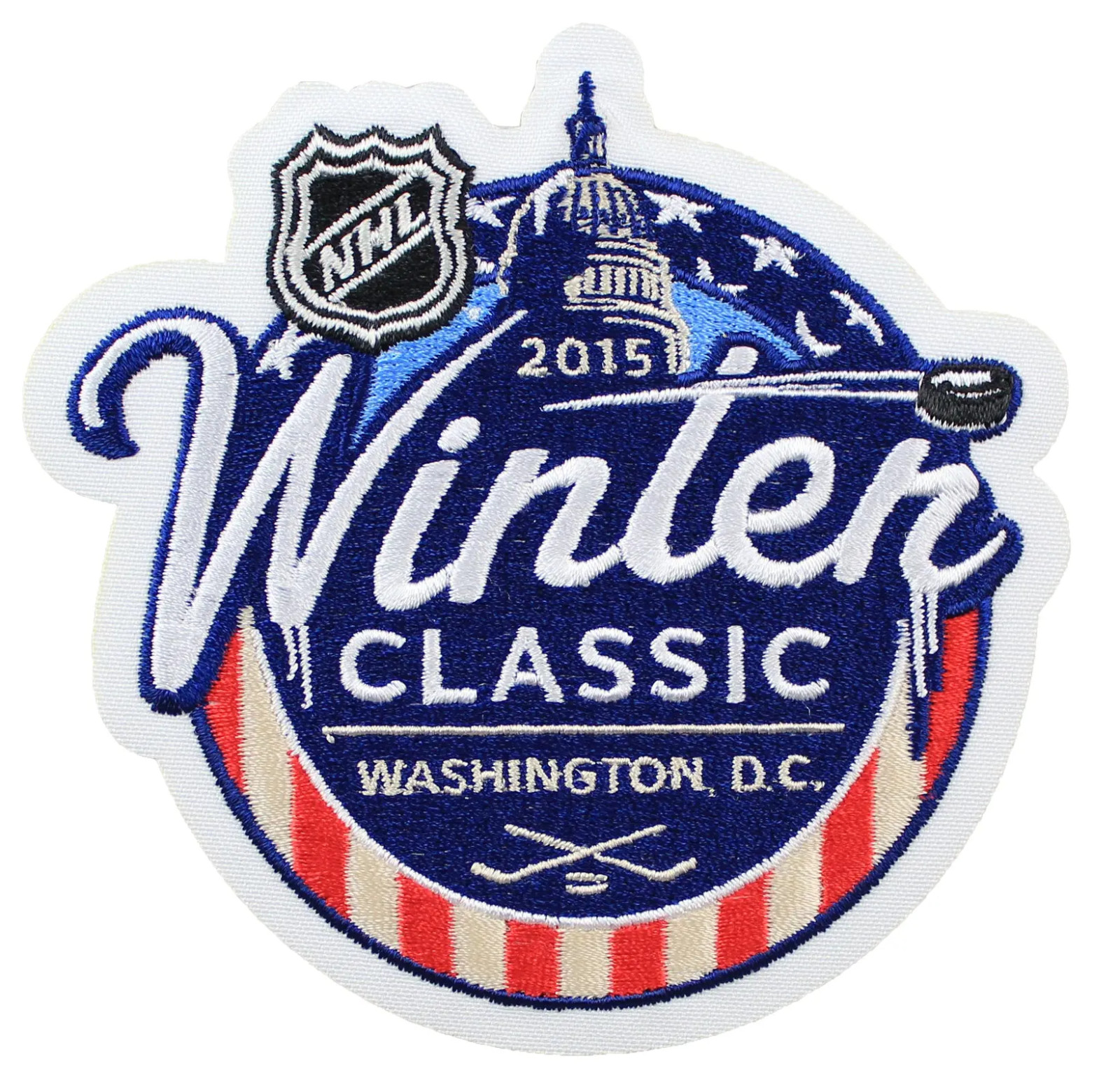 NHL 2015 Winter Classic Jersey Patch Washington Capitals Chicago Blackhawks
