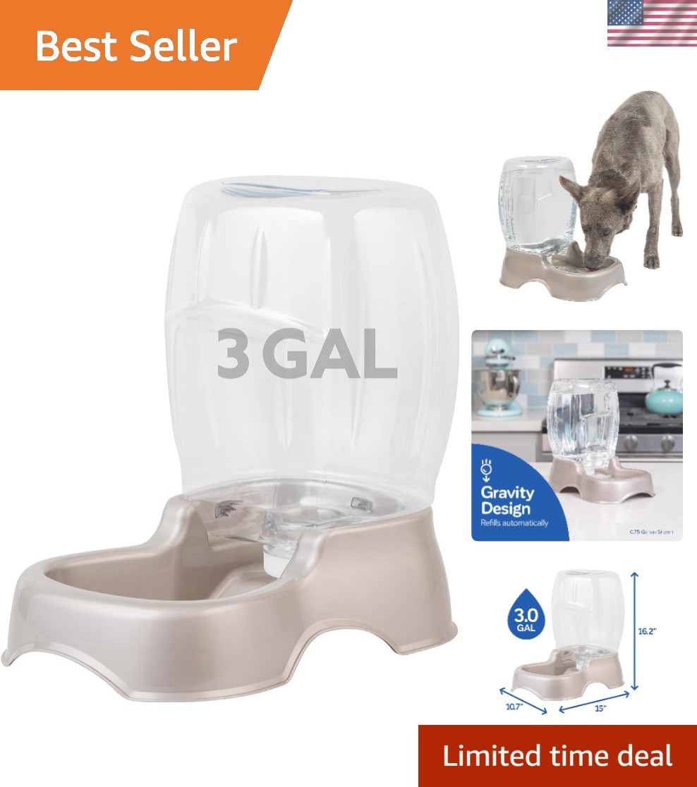 Pet Cafe 3-Gallon Cat & Dog Water Dispenser - Automatic Spill-Free Hydration