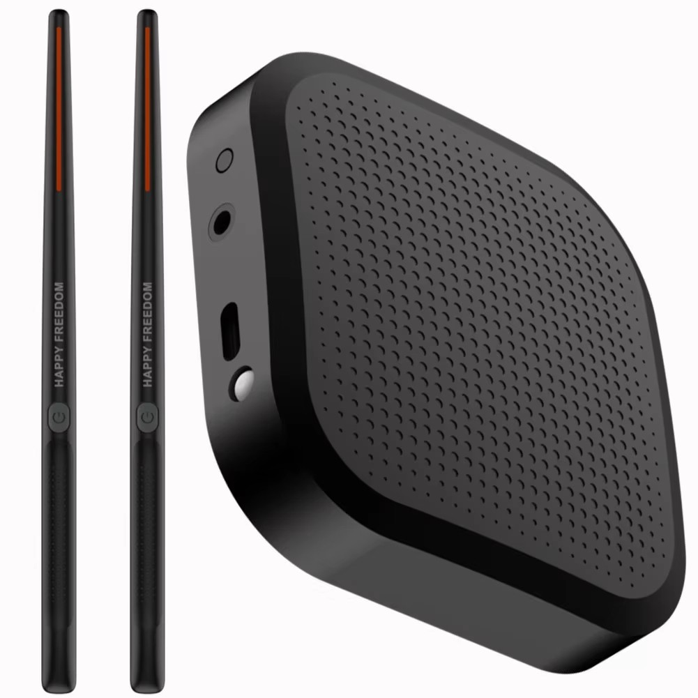 Portable Electronic Air Drum Set - Virtual Drumsticks and Pedals, Ideal for2592