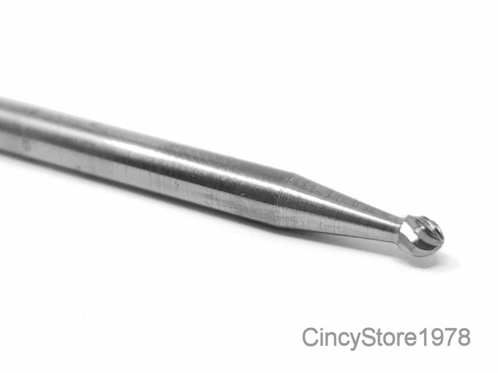 SD41S Ball Shape SOLID Carbide Burr Bur Cutting Tool Die Grinder Bit 1/8" NEW