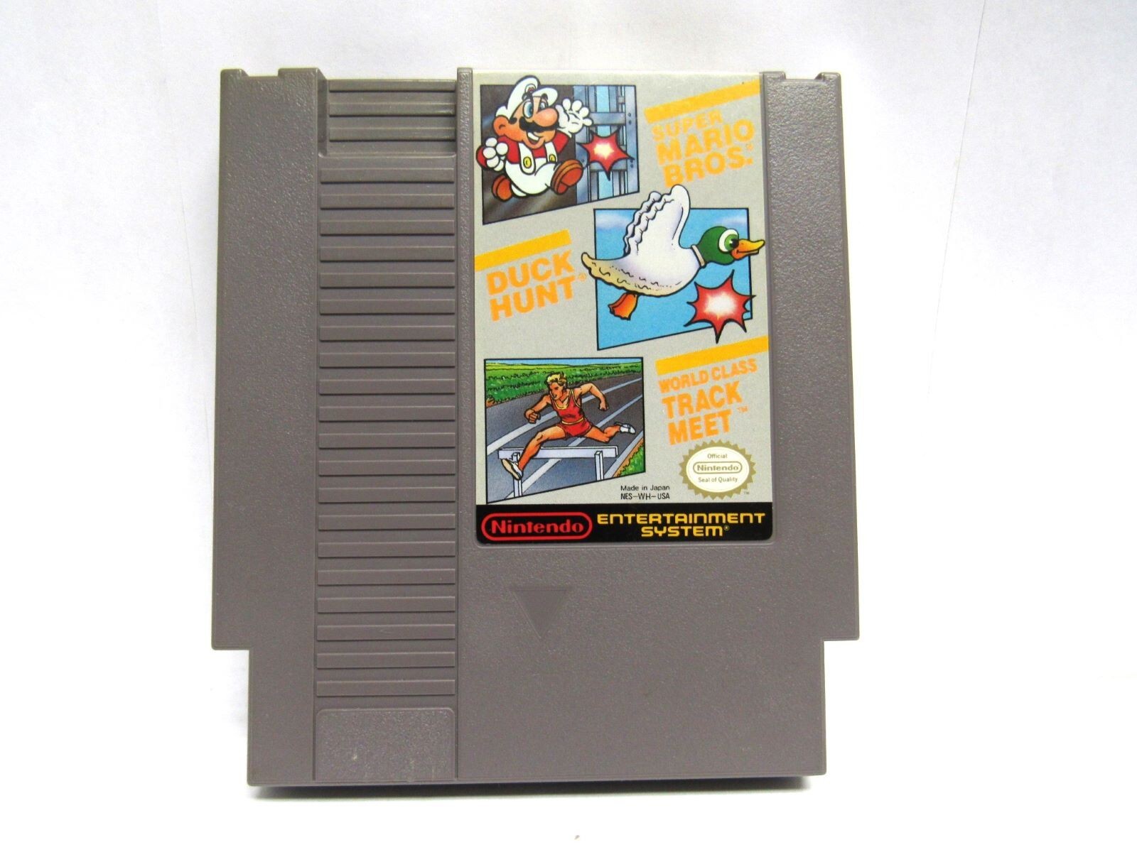 (1) Super Mario Duck Hunt  WCTrack Meet - Cart NES Nintendo