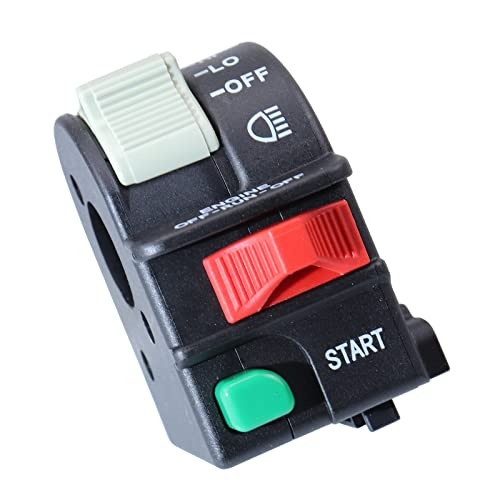 Left Start Engine Run Off Handlebar Switch HI LO Off for Polaris Predator 500