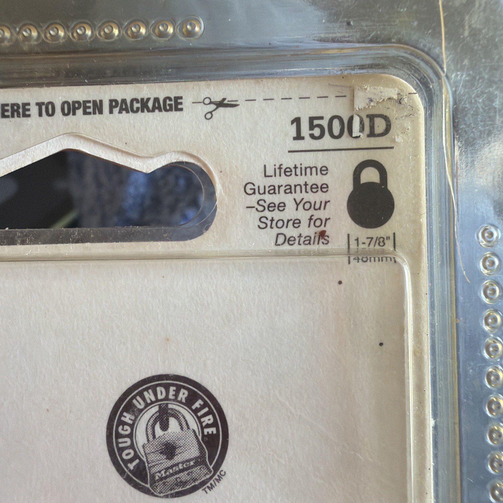 VTG 2000 Master Lock Combination Padlock Silver Black 1500D Locker