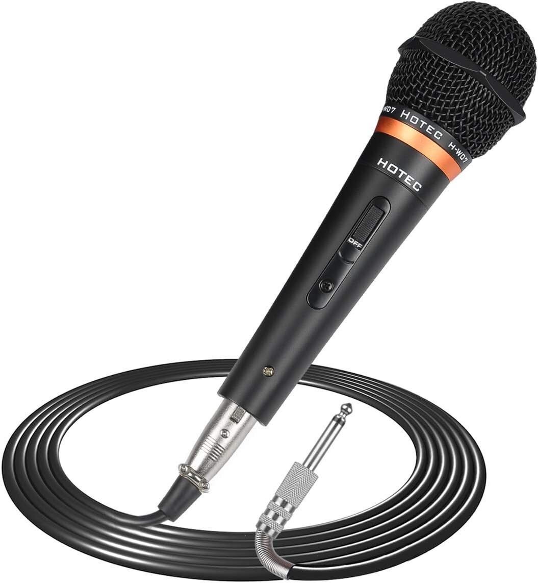 Microfono Profesional Dinamico de Mano Con Cable Para Fiestas Karaoke 19ft Nuevo
