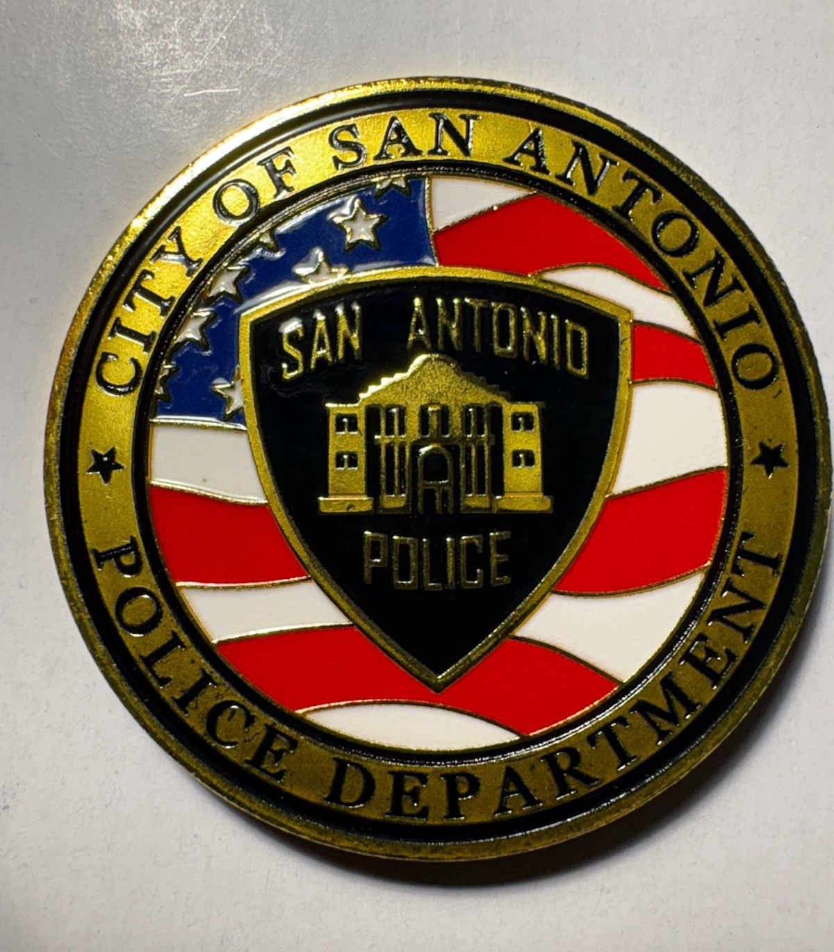 San Antonio Police Challenge Coin
