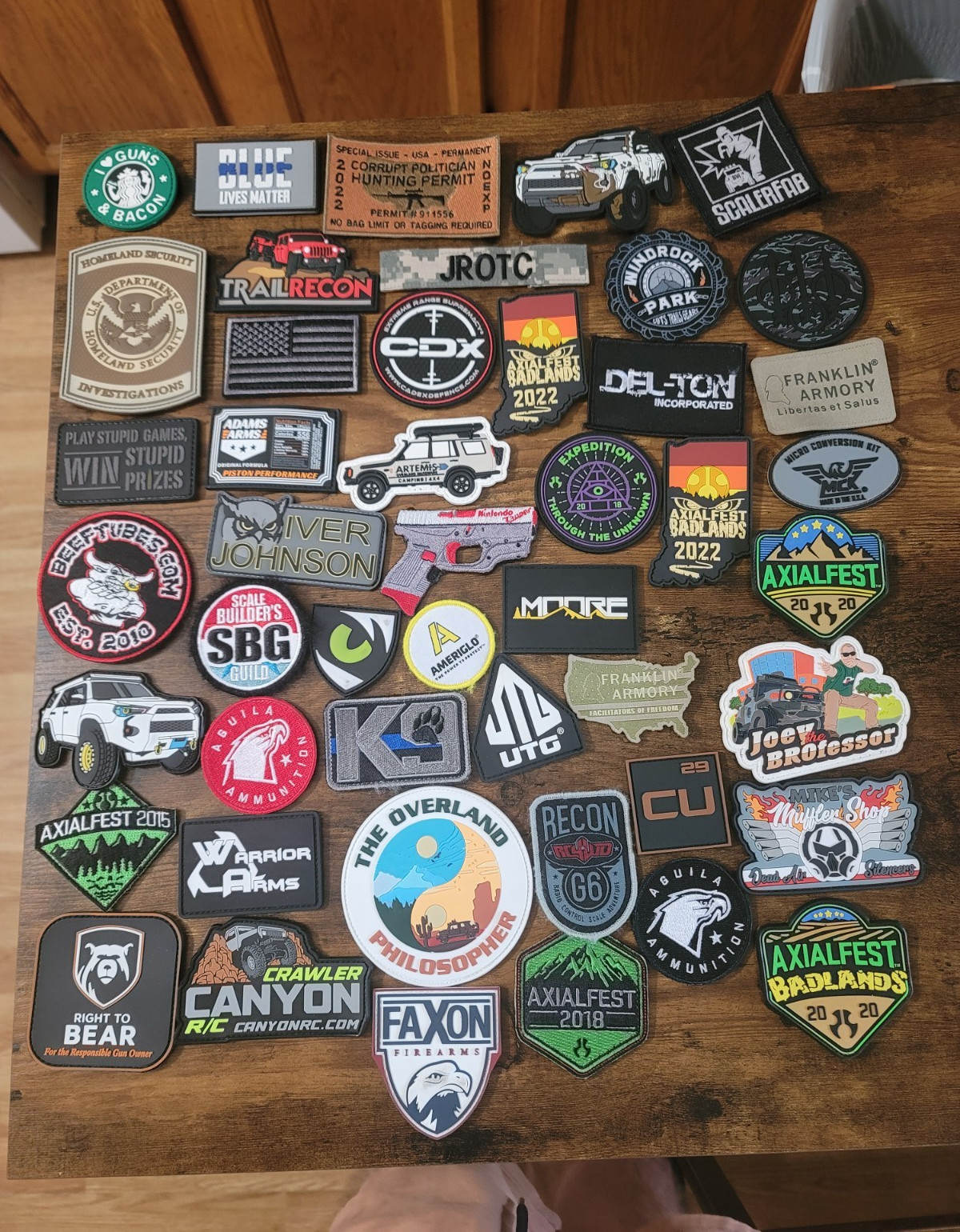 70+ Assorted Tactical Morale Patches Lot PVC Multicolor Embroidered