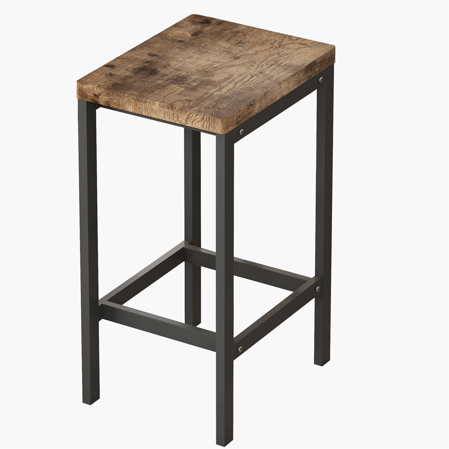 4 Piece Bar Table Set Counter Height Kitchen Pub Table with 3 Bar Stools US