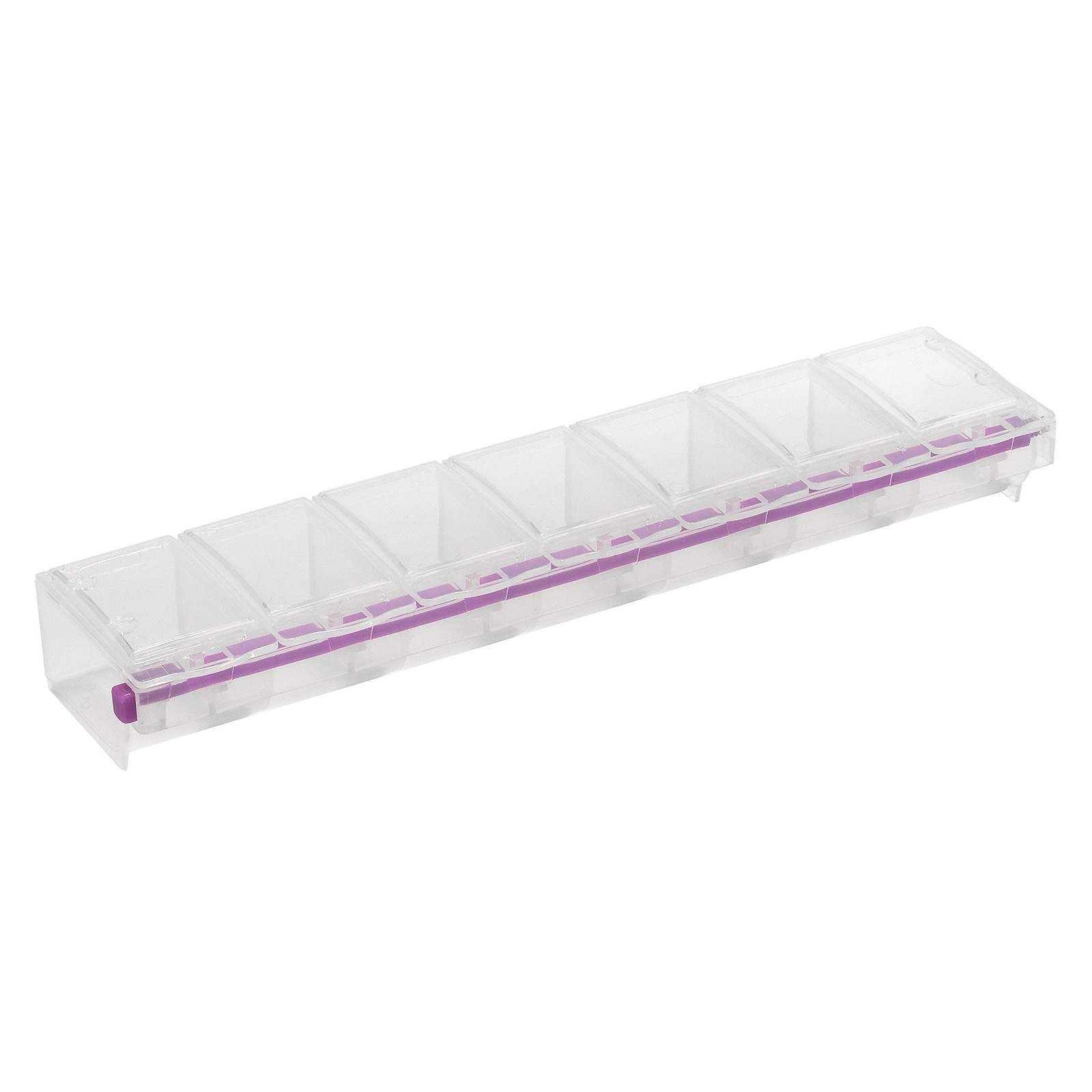 Craft Mates Bead Organizer, 7 Locking Compartments, Plastic Storage (2XL)
