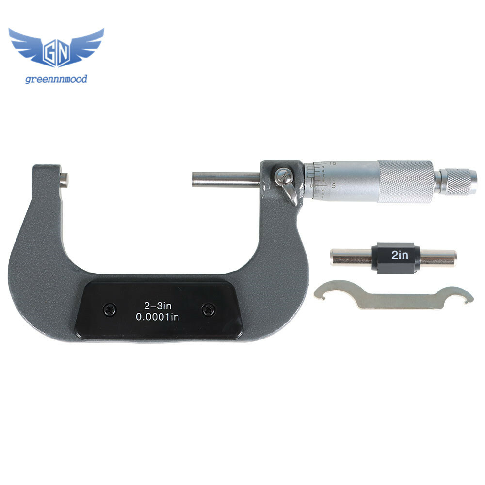 2-3" Precision Outside Micrometer 0.0001" Carbide Tipped New