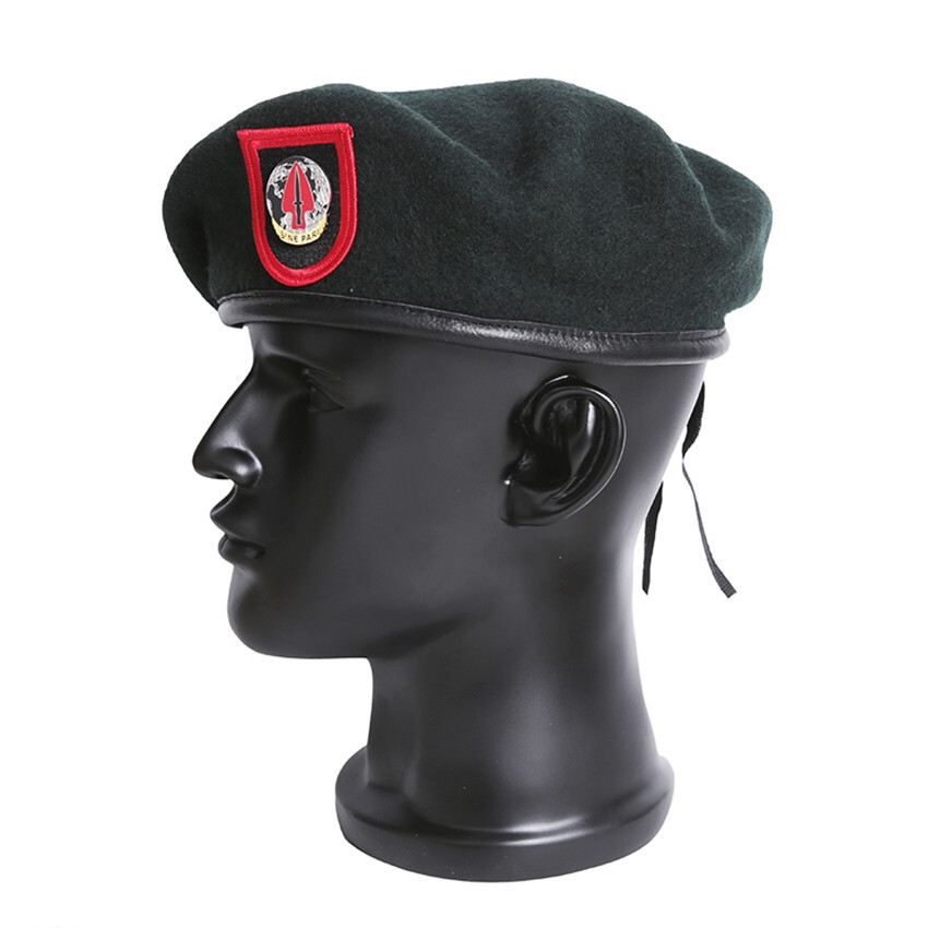 U.S.ARMY SPECIAL OPERATIONS COMMAND GREEN BERET WOOL BATTLE CAP