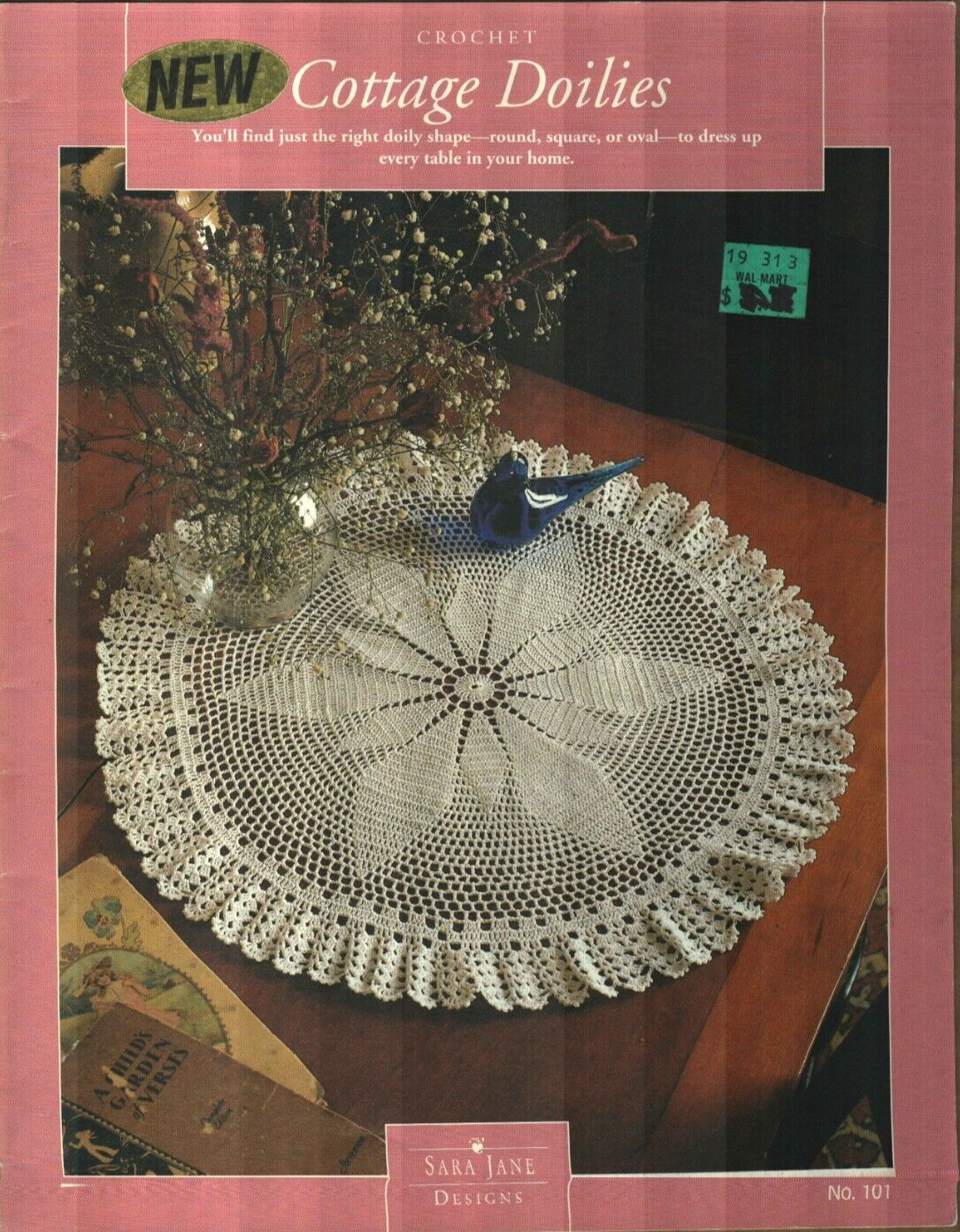 COTTAGE DOILIES 5 UNIQUE HOME DECOR DESIGNS CROCHET PATTERN BOOK