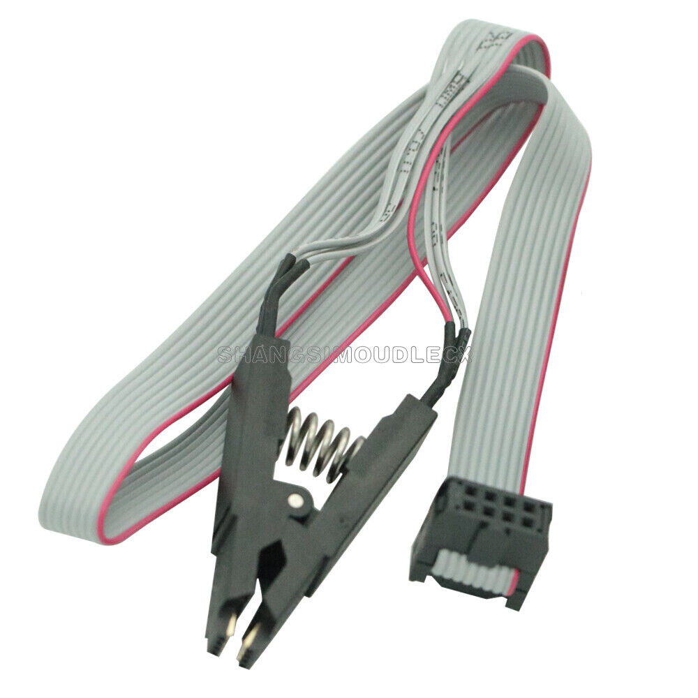 SOIC8 SOP8 Test Clip For EEPROM 93/25 /24Cx in-Circuit Programming + 2 Adapters