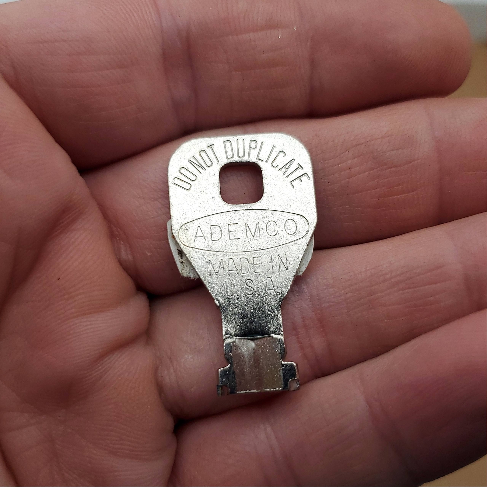 Ademco Keyswitch Key 507-208 Formed Key High Security USA Made NOS