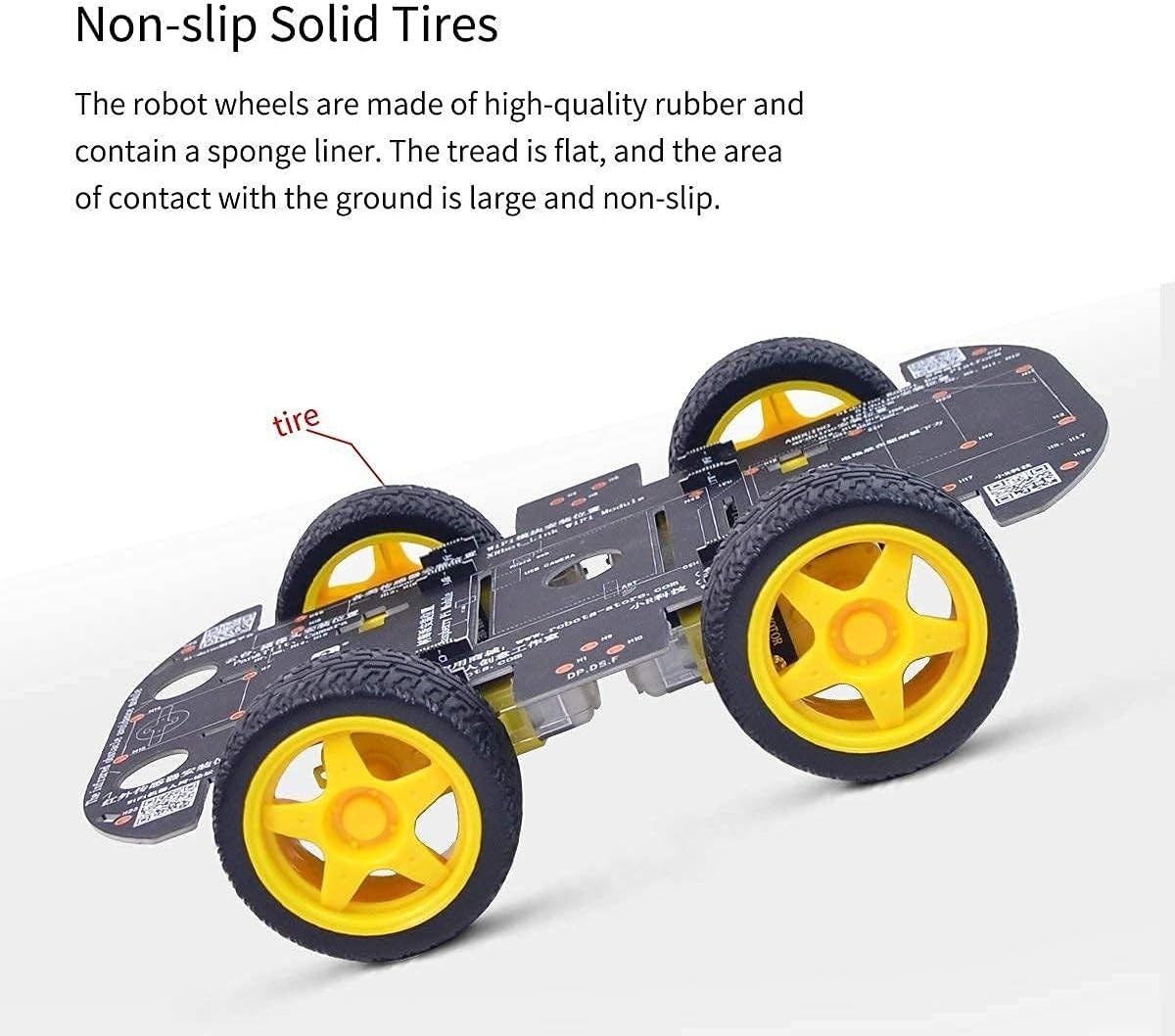Smart 4WD Robotic Car Chassis Kit - Perfect for Arduino & Raspberry Pi Projects