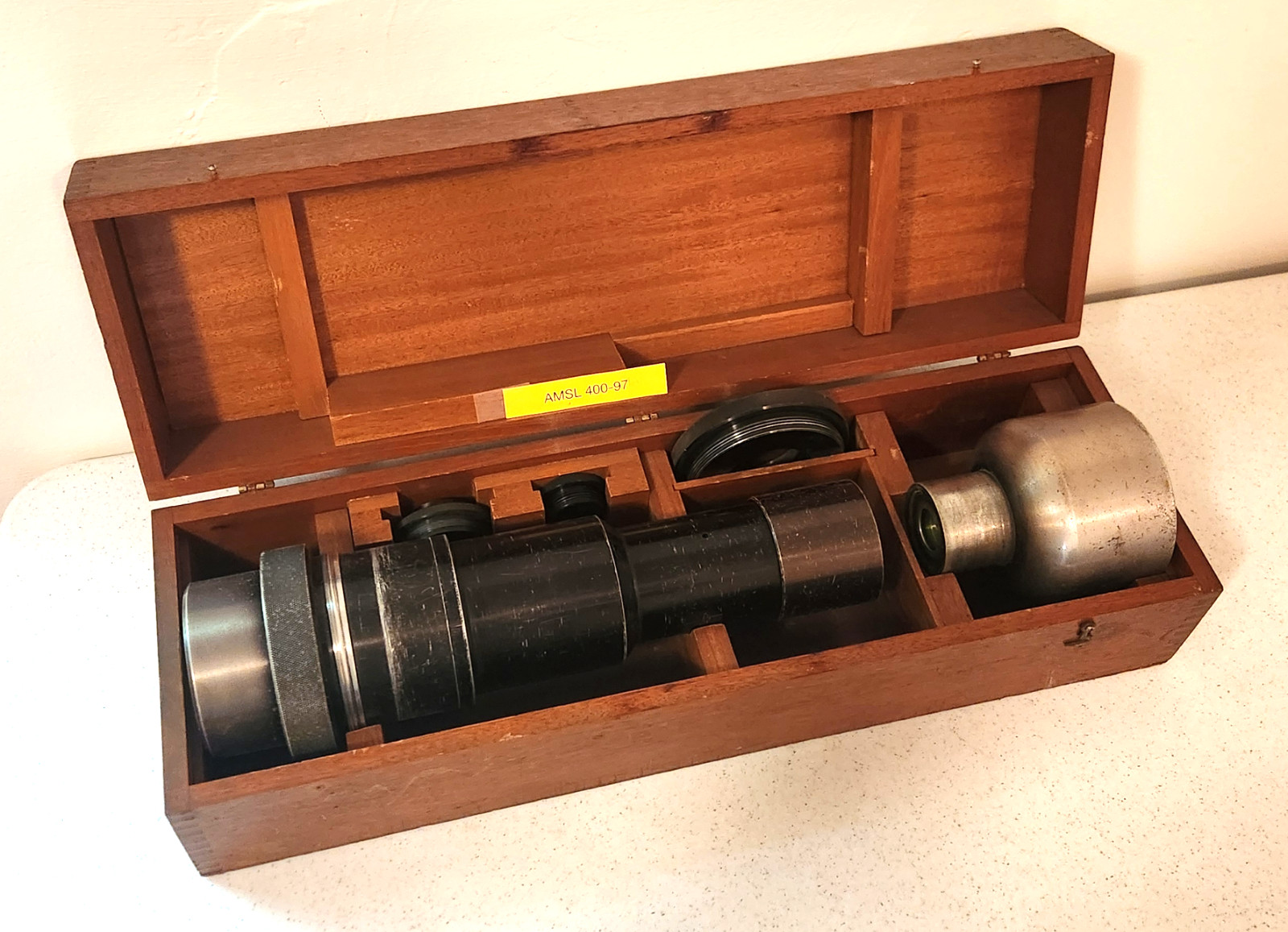 Jones & Lamson 10x lens, 3 adapters & condenser lens for FC-30 PC-30 comparators
