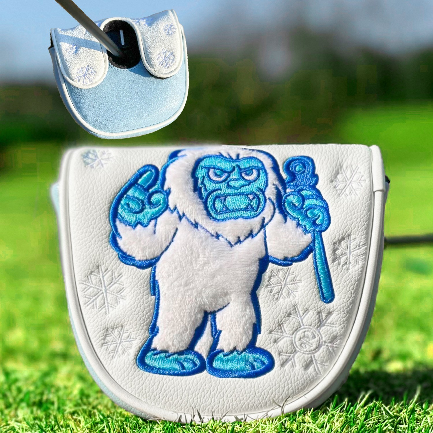 Lab DF3 Golf Putter Cover White Magnetic Closure
