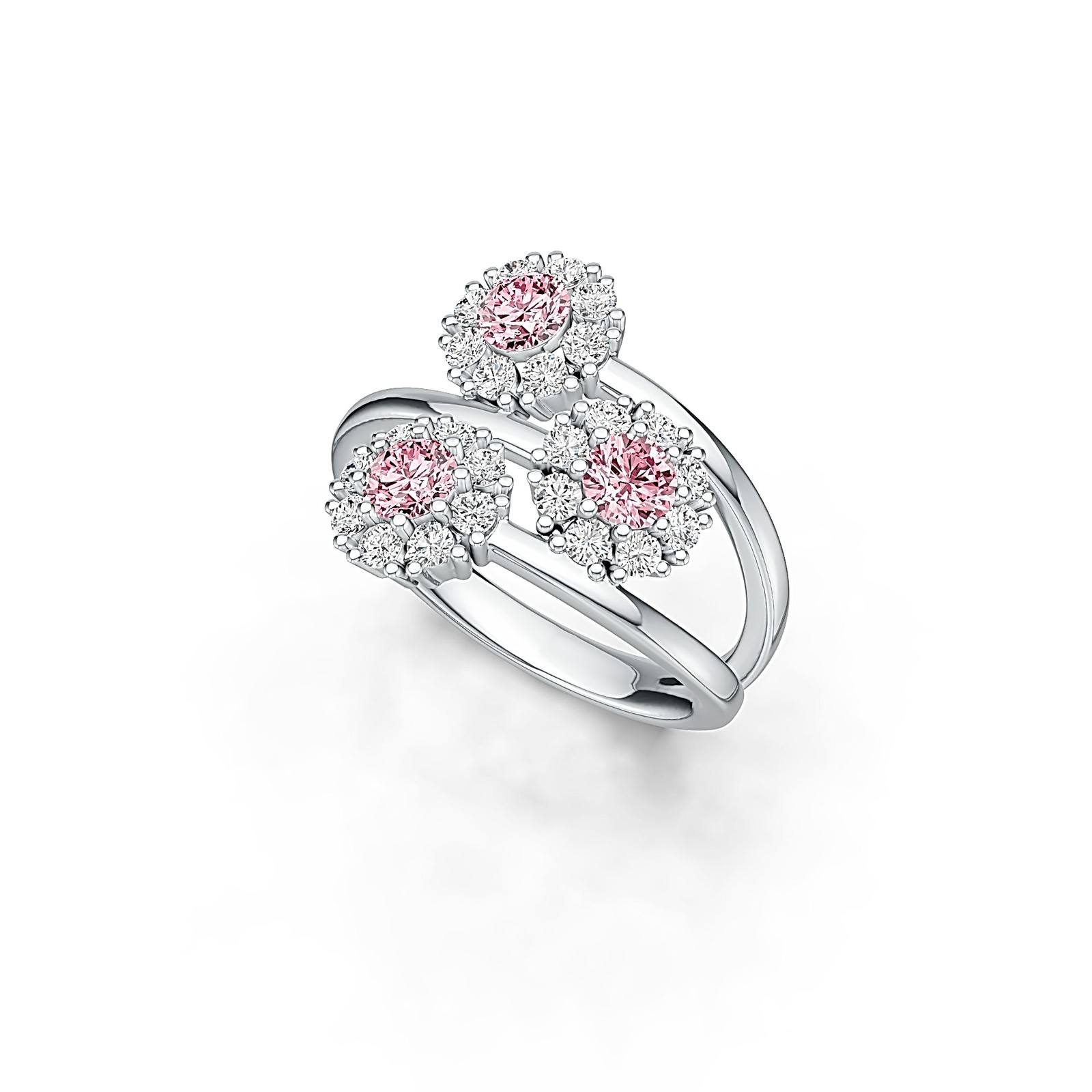 Sterling Silver Semi Mount Ring Setting Round RD 4x4mm
