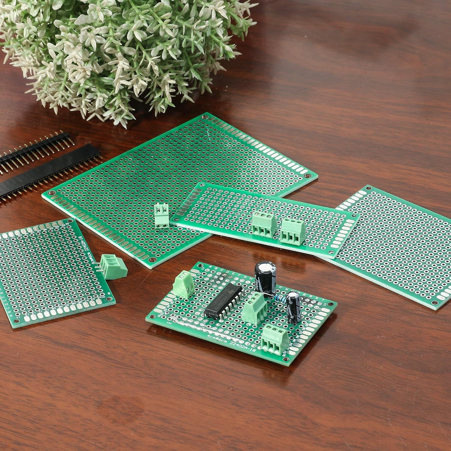 40PCs PCB Board Prototyping PCBs Circuit Boards Kit | 5 Size Universal