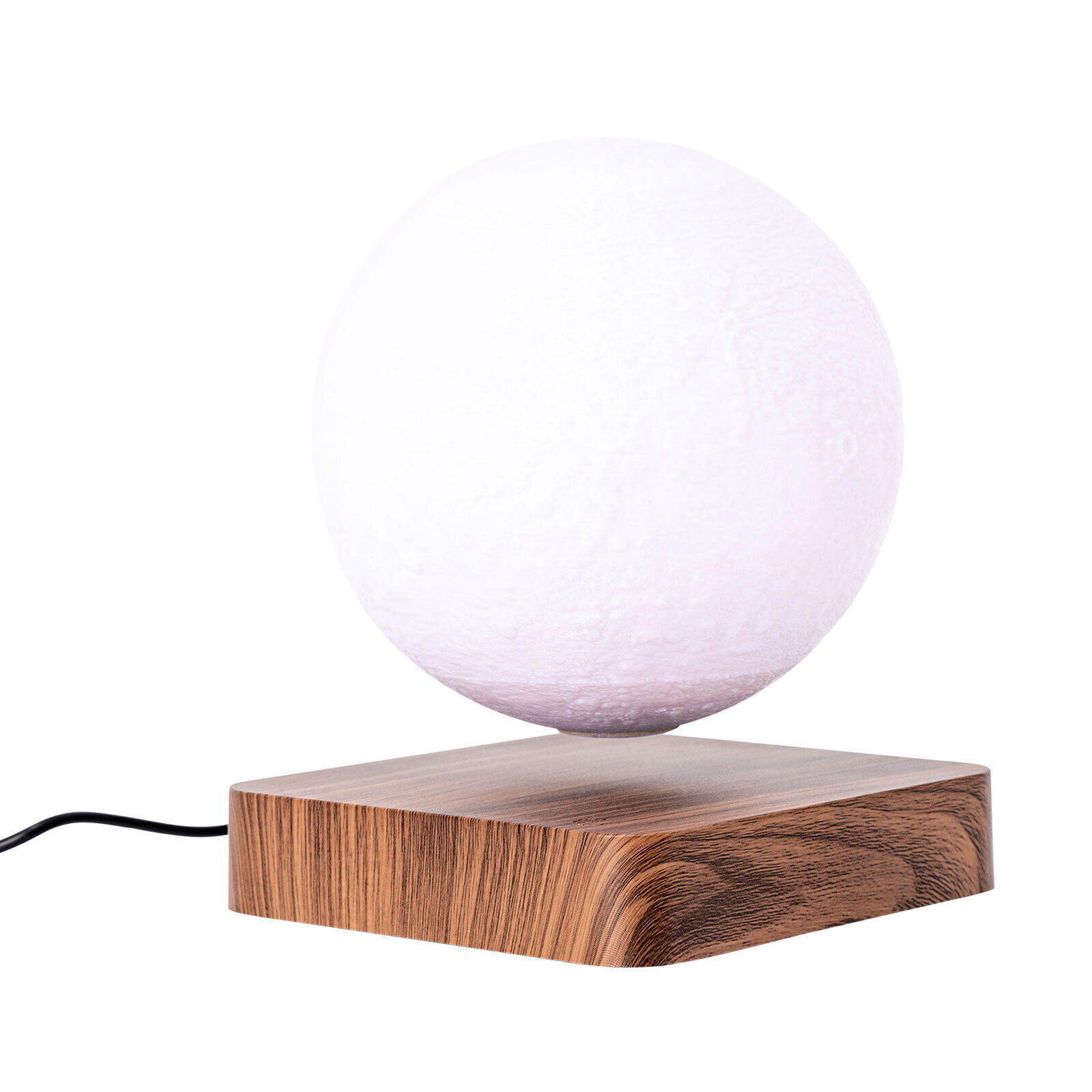 Magnetic Levitating 3D Printed Moon Lamp LED Night Light Touch Switch