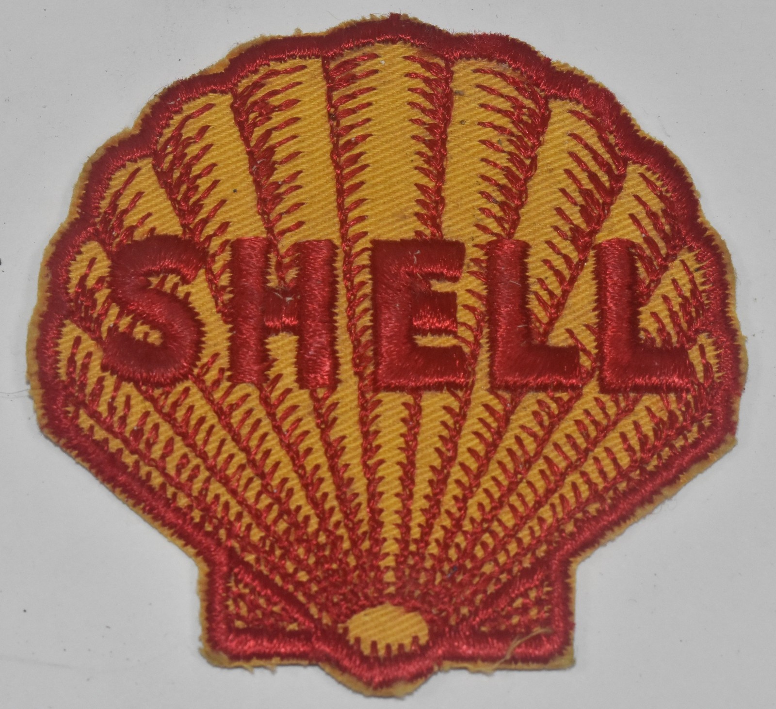 Vintage Shell Gas Oil Service Station Advertising Embroidered Cap Uniform Patch