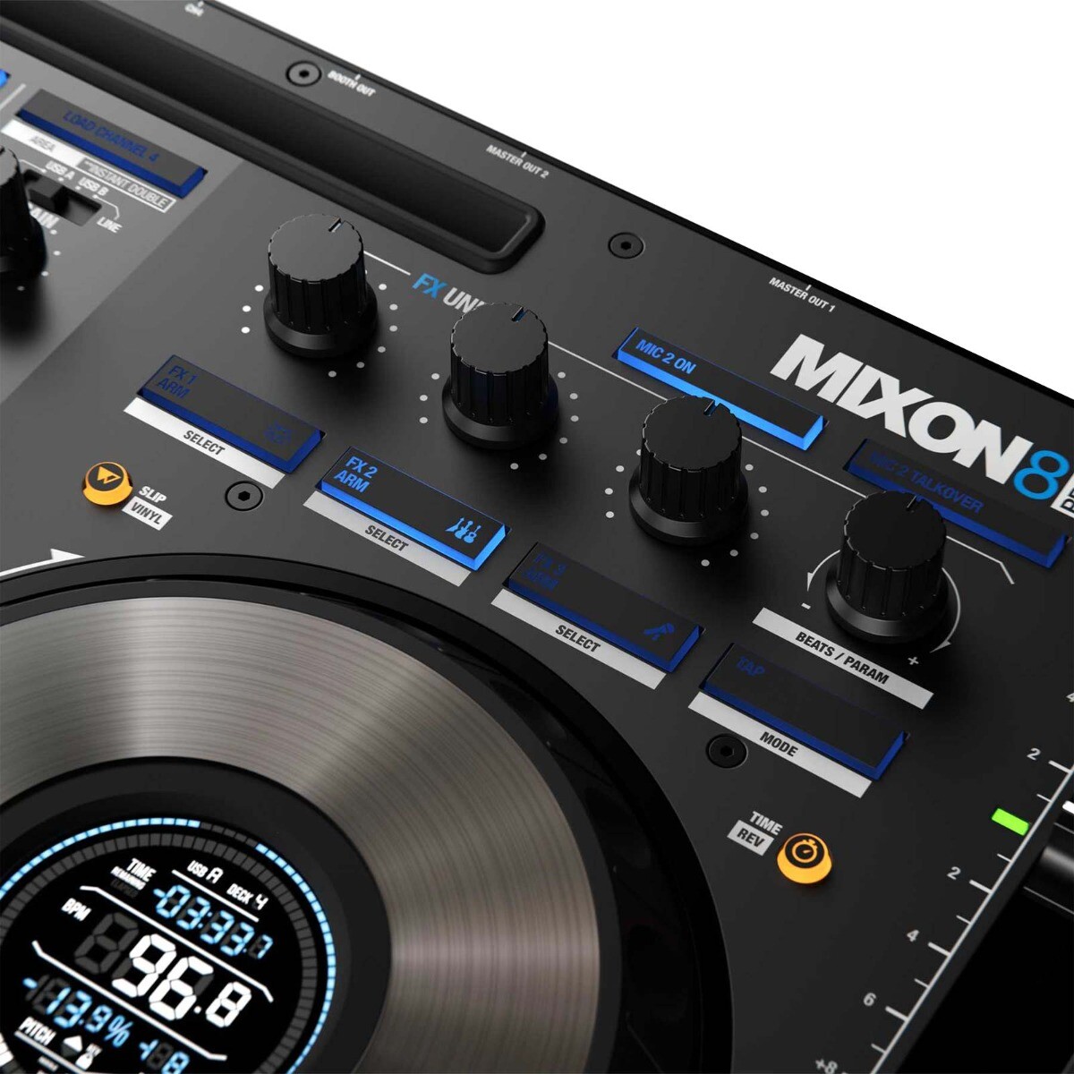 Reloop MIXON-8-PRO Serato & Djay 4-Channel Hybrid DJ Controller
