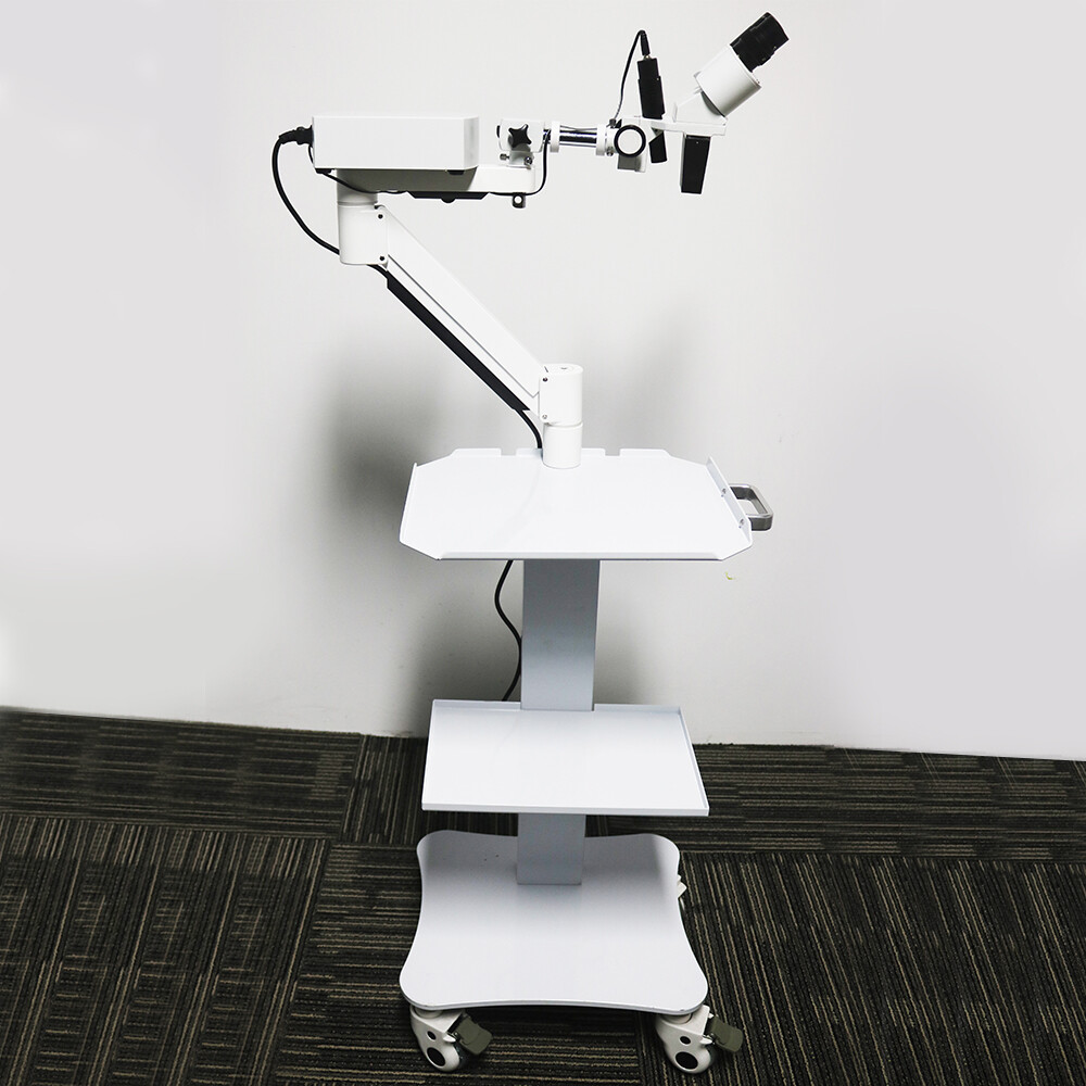 5X/10X/15X/25X Surgical ENT Operating Stereo LED Microscope Short Arm+ a Cart CE