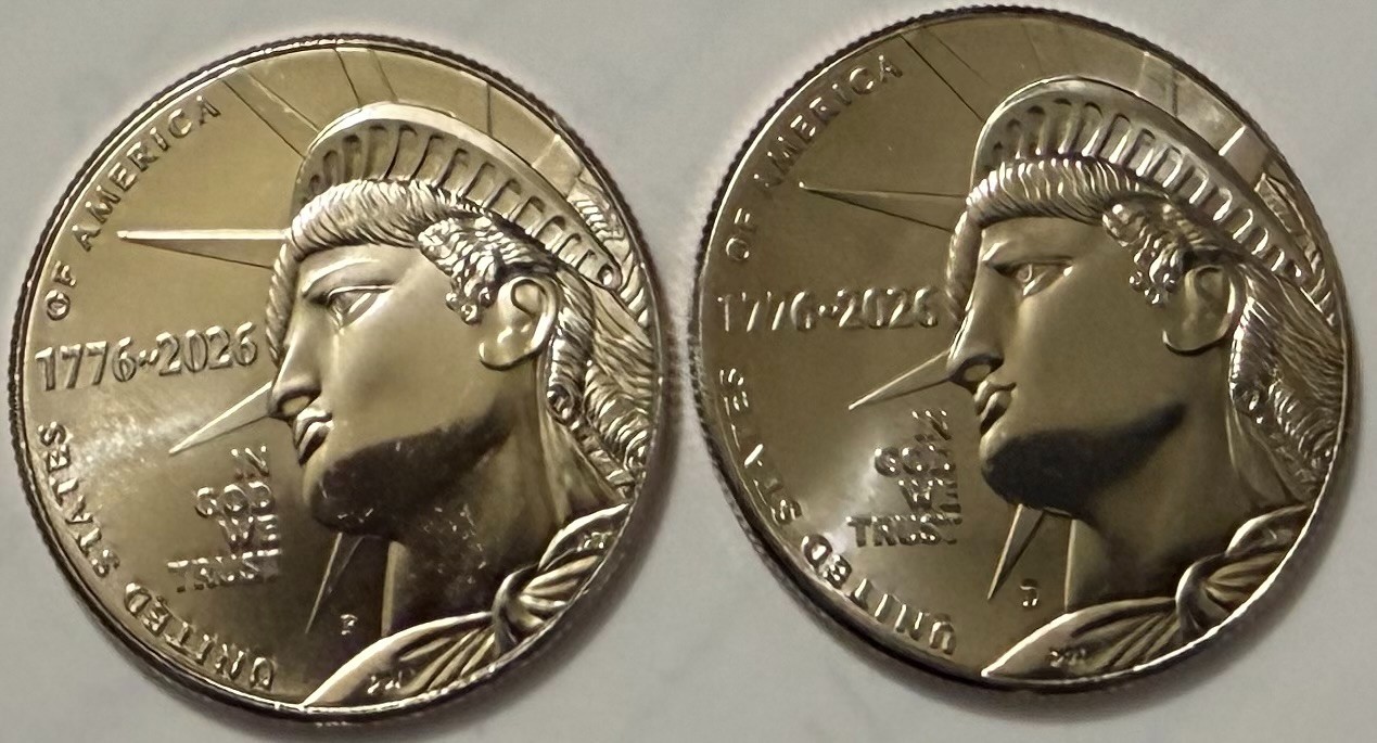 BU 2026 P&D SEMIQUINCENTENNIAL HALF DOLLARS (2) *IN STOCK* FROM US MINT BAGS