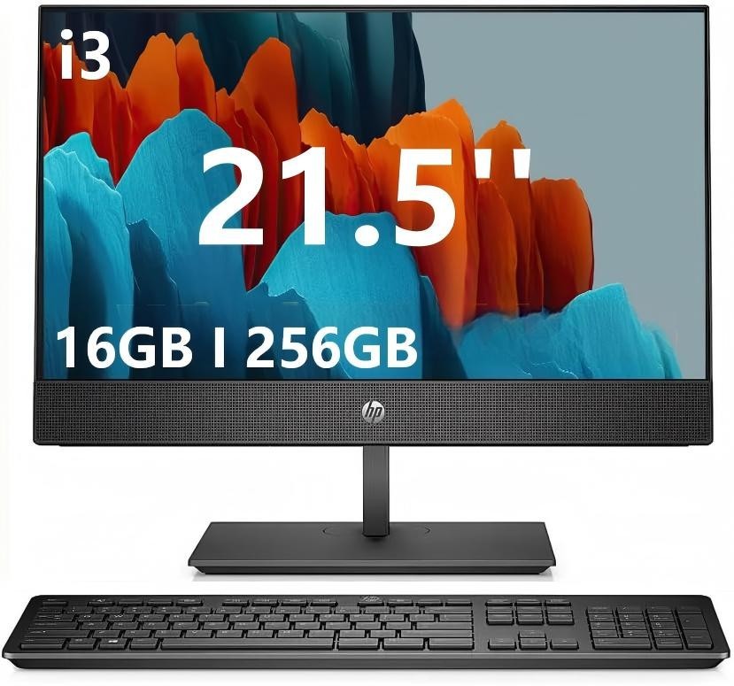 HP ProOne 600 G5 AIO 21.5" i3 16GB 256GB SSD Win11 Pro Business All-in-One