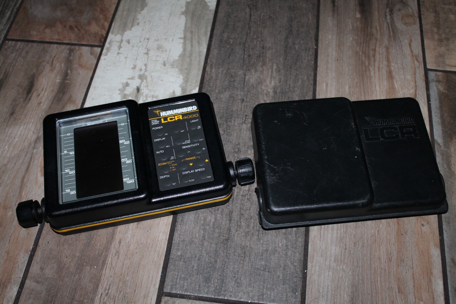 Humminbird LCR 4000 Fishfinder Head Sonar Unit - Head Unit & Cover Only Untested