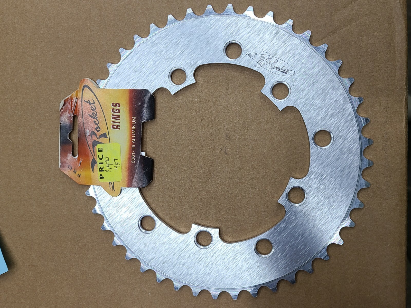 NOS 45t Rocket Bmx spider sprocket chainwheel old mid school GT chain ring