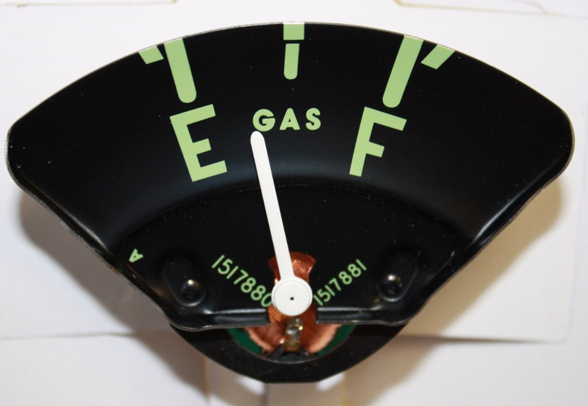 1954 1955 1st SERIES CHEVROLET TRUCK FUEL GAUGE 12 VOLT 54-9262-12V